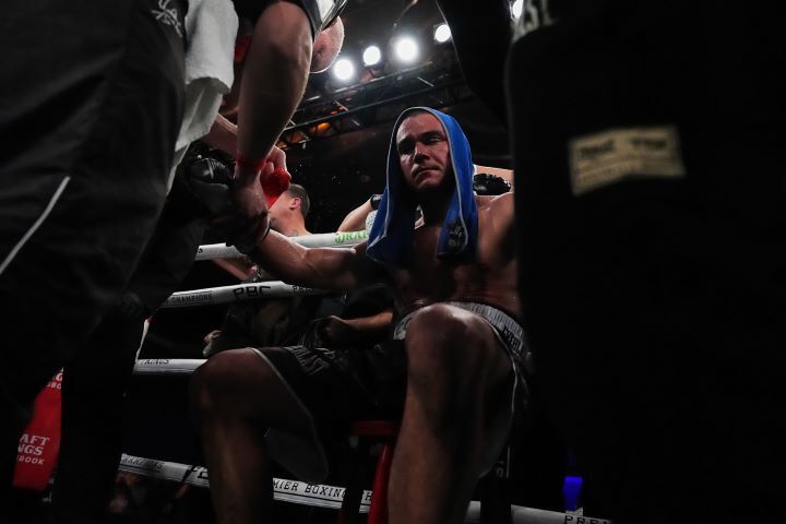 John Pullman says Tim Tszyu was 'concerned about the cut he suffered against Fundora' during loss to Bakhram Murtazaliev